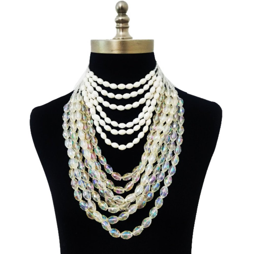 NWT Tracy Lynn Smokin Hot Multi-Strand Necklace